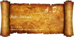 Ágh Dalma névjegykártya